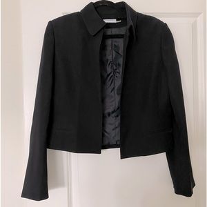 Calvin Klein Women’s Blazer, size 14- fits like 10/12, Black, hits at hips